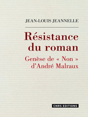 cover image of Résistance du roman